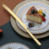 Berglander Gold Wedding Cake Knife and Server Set, Titanium Gold Plating With Unique Pattern Design Cake Cutter Serving Set Perfect For Wedding, Birthday, Parties and Events Dishwasher Safe