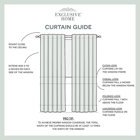 Exclusive Home Curtains EH8428-02 2-84H Velvet Hidden Tab Top Curtain Panel, 52x84, Navy, 2 Panels