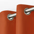 Exclusive Home Indoor/Outdoor Solid Cabana Grommet Top Curtain Panel, Mecca Orange, 54x96, 2 Piece