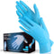 100 Pcs Nitrile Disposable Gloves - Soft Industrial Grade Gloves, Nitrile Gloves 4 Mil Powder-Free, Latex-Free Protective Gloves, Ambidextrous, Soft and Comfortable, Size Small