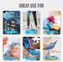 100 Pcs Nitrile Disposable Gloves - Soft Industrial Gloves, Nitrile and Vinyl Blend Gloves Powder-Free, Latex-Free Protective Gloves, Soft and Comfortable, Size Small - SereneLife SLGLVNIT100SM