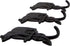 Rustic Black Bear Cast Iron Double Wall Hooks, Set of 3, 5.25 Inches