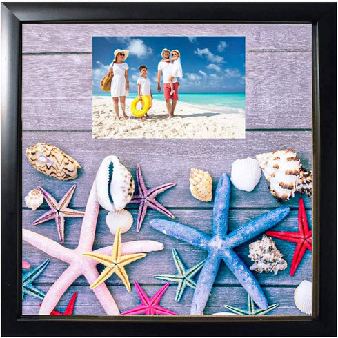 Tasse Verre 12x12 Display Shadow Box Frame with Linen Background and 8 Stick Pins - Large Shadowbox Picture Frame - Box Display Frame, Baby & Sports Memorabilia, Uniforms, Military Medals, Wedding