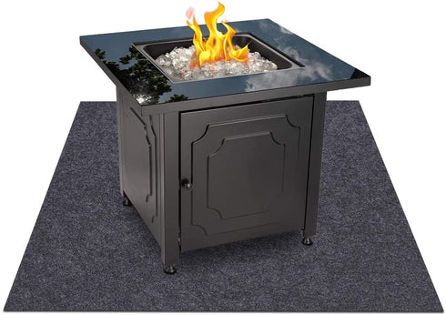 Fire Pit Mat”Stove fire mat?Retardant | Heat Resistant?Ember Mat and Grill mat?Absorbent Material? Protect Your Deck, Terrace, Lawn or Campground from Embers?Waterproof Backing?Washable (36"×36")