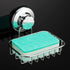 SANNO Vacuum Suction Cup Soap Dish Holder, Soap Holder Soap Dish Saver Tray Bar Soap Sponge Holder for Shower, Bathroom, Tub and Kitchen Sink Stainless Steel-2Pack