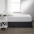 Linen Market Pleated Bed Skirt, Queen, Black