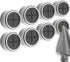 Eiqer 8 Pack Kitchen Towel Holder, Self Adhesive Wall Dish Towel Hook, Round Wall Mount Towel Holder for Bathroom, Kitchen and Home, Wall, Cabinet, Garage, No Drilling Required