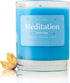 My Lumina Meditation Aromatherapy Candle w/ Clear Quartz Crystal Inside, Beach Sage Relaxing Calming Positive Peace Energy, Soy Wax Blue Scented Candle for Home,Bath,Bathroom,Yoga,Self Care,Gift,Women