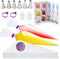 GEMLON Disposable Icing Piping Bags and Tips Set, 100Pcs 12 Inch Clear Plastic Pastry Bags Icing Piping Bags, Cookies&Cupcake&Cake Decorating Tool Supplies with Frosting Bags&6 Tips&2 Couplers&2 Ties