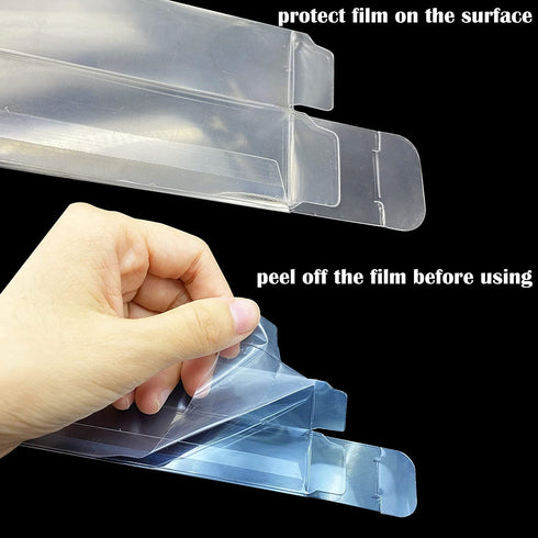 50 Clear Pretzel Rod Boxes, 1 x 1 x 8 Inches Pretzel Boxes