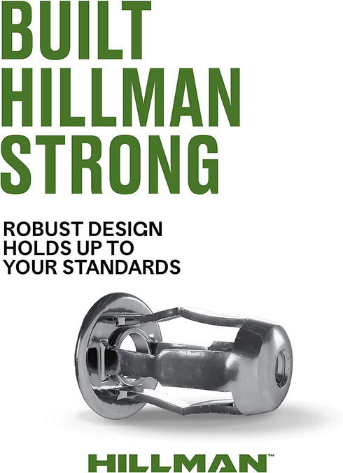 The Hillman Group 59122 6-32 Short Jack Nut, 25-Pack