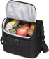 Lunch Bag,VASCHY Insulated Lunch Box Leak-proof Cooler Bag in Dual Compartment Lunch Tote for Men,Women,14 Cans