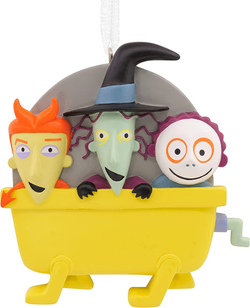 Hallmark Disney Tim Burton's The Nightmare Before Christmas Lock, Shock and Barrel Christmas Ornament