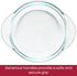 Pyrex | Clear Tempered Glass Pie Baking Dishes | Set of Two| 9.5" Deep, 60% Deeper than Pyrex Basic | Wide Handles for Extra Grip while Cooking & Baking | Doesn't Absorb Food Odors and Stains