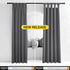 NICETOWN Grey Blackout Curtain Panels for Bedroom, Thermal Insulated Grommet Top Blackout Draperies and Drapes (2 Panels, W42 x L45 -Inch, Grey)