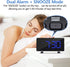 Extra Loud Alarm Clock with Bed Shaker,7.4 Inch Digital Clocks Large Display,with Night Light,USB Charger Port,Adjustable Volume/Dimmer,for Heavy Sleepers Hearing Impaired Deaf Teens Bedroom