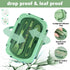 Bento Lunch Box for Kids and Adults with 3 Compartment Leak Proof Lunch Boxes for Men Women Food Containers with Spoon Fork Knife Chopsticks - 1400 ML (Green)