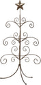 TRIPAR Bronze Metal Mini Regent Display Tree and Jewelry Organizer 22? Wire Ornament Stand and Necklace Holder Décor with 3Tiers of Branches, Perfect for Wrought Iron Trees