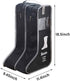 Satisfounder Portable Boot Storage Bags Dust Proof Shoe Bags for Storage,2 Pair Zippered Tall Boots Organizer Protector Bag with Handle for Home and Travel (Black)
