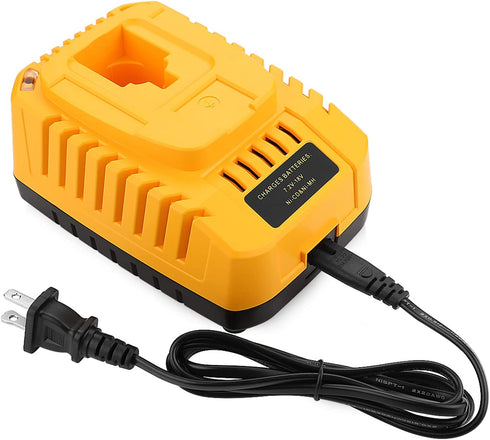 Powilling DC9310 7.2-Volt-18-Volt 1-Hour Replacement Charger for Dewalt 7.2V-18V NiCad & NiMh Battery DW9057 DC9071 DC9091 DC9096 DW9072 DW9091 DW9099