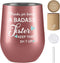 Sister Gifts from Sister, Brother, Funny Gifts for Sister, Sister in Law, Birthday Gifts for Sister - Unbiological, Soul Sister, Fancyfams Wine Tumbler (Being Sister -Rose Gold)