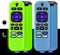 Roku Remote Cover,Roku TV Remote Cover Compatible with Roku Voice Remote,ROKU Player Remote Cover with Lanyard,Anti Slip Remote Cover for Glow in The Dark?Glow Green & Blue?