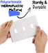 Bates- Triple Light Switch Wall Plate, 3 Pack, White, Triple Light Switch Cover, Light Switch Cover 3 Gang, 3 Switch Plate Cover, 3 Light Switch Cover Plate, 3 Switch Light Switch Cover, Switch Plates