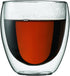 Bodum Pavina Glass, Double-Wall Insulated Glasses, Clear, 8 Ounces Each (Set of 2)