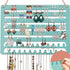 Wooden Jewelry Organizer Wall Mounted, Hanging Jewelry Organizer Earring Organizer Necklace Holder Bracelet Holder Over the Door, Jewelry Holder for Earrings, Necklaces &Rings