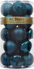 KI Store 20ct Blue Christmas Balls Shatterproof Christmas Tree Decorations Large Tree Ornaments for Holiday Wedding Party Decoration, Tree Ornaments Hooks Included 3.15