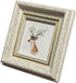 3.5x3.5 Picture Frame White (Cream Color) Square Photo Frame Desktop Display Mount on the wall. The front opening size 2.9x2.9. Plexiglass Panel (not Glass), Plastic Packaging (not Carton Packaging).