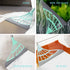 Multifunction Magic Broom, 4Ft Household Floor Squeegee with Long Handle, Indoor Brooms for Pet Hair, Adjustable Scraping Sweeper Glass Wiper for Living Room, Bathroom, Fur Remover(Green)