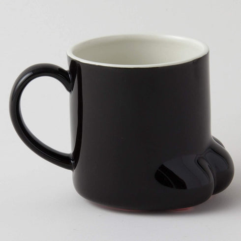 Black Paw Shaped Coffee Mug