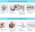 Shower Caddy, Goowin Shower Organizer, Large Size Shower Shelf, Stainless Steel Rustproof Shower Rack, Adhesive Shower Caddy with 6 Hooks, 2-in-1 Kitchen Shower Shelves (Polish Sliver)