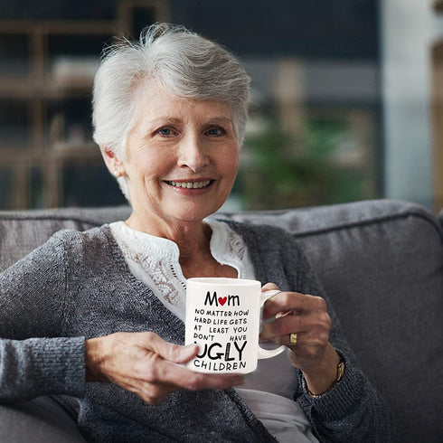 Mothers Day Gifts for Mom from Daughter Son,11oz Funny Coffee Mug Gifts for Mom Grandma Mother in Law Aunt,Unique Mothers Day Present Idea for Women Her,Mom Gifts for Birthday Christmas Valentines Day