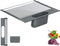 20.5" x 11.8" Large Roll Up Dish Drying Rack for Kitchen, 2 in 1 Design Over The Sink Multi-Function Roll-up Dish Rack and Utensil Plates Holders for Dishes, Vegetable and Fruit-Dark Gray