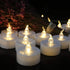 Battery Operated LED Tea Lights:50 Pack Flameless Votive Candles Lamp Realistic and Bright Flickering Long Lasting 150Hours for Wedding Holiday Party Home Decoration (Warm White)