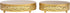 URANMOLE Cake Stand Round Metal Cake Stands Dessert Display Cupcake Stands, 18K Gold 038 Cake Stand - 10