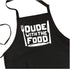 ApronMen, Dude with Food BBQ Grill Adjustable Apron for Men, One Size