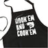 ApronMen, Hook 'Em Cook 'Em BBQ Grill Adjustable Apron for Men, One Size