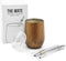 BALIBETOV Modern Mate Cup And Bombilla Set (Yerba Mate Cup) -Yerba Mate Set includes Double Walled 18/8 Stainless Steel Mate Tea Cup, Two Bombilla Mate (Straw) and a Cleaning Brush (Wood, 12)