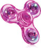 Fidget Spinner, Crystal Fidget Toy Led Light Rainbow Finger Toy Hand Fidget Spinner-Kids for ADHD Anxiety Stress Reducer(Pink)