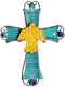 Unique Wooden Crucifix With Antiqued Metal Decorative Dove And Inspirational Prayer Inscribed On Cross Dove (Design 2)