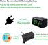 Jingsense Digital Alarm Clock Radio with AM/FM Radio, 1.2? Big Digits Display, Sleep Timer, Dimmer and Battery Backup, Bedside Alarm Clocks with Easy Snooze for Bedrooms, Table, Desk Outlet Powered