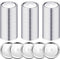 150PCS Regular Mouth Canning Lids, WOHOOW 70mm Mason Jar Canning Lids Regular Mouth, Split-Type Metal Lids for Canning, Food Grade Material Leak Proof Reusable Silver Lids with Silicone Seals Rings