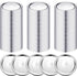 150PCS Regular Mouth Canning Lids, WOHOOW 70mm Mason Jar Canning Lids Regular Mouth, Split-Type Metal Lids for Canning, Food Grade Material Leak Proof Reusable Silver Lids with Silicone Seals Rings