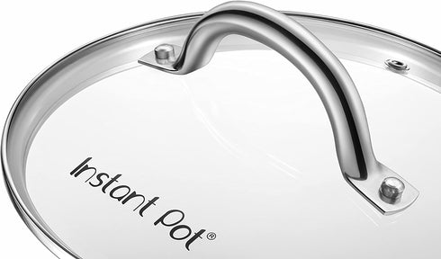Instant Pot Tempered Glass Lid, Stainless Steel Rim, for 5 Qt/L or 6 Qt/L Models