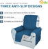 Easy-Going Sofa Slipcover Waterproof Recliner Chair Cover Non-Slip Fabric Couch Cover for Living Room Washable Furniture Protector for Pets Kids Children Dog Cat (Recliner,Peacock Blue)