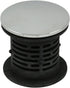 DANCO 2-in-1 Bathtub Hair Catcher Strainer and Stopper | Drain Protector Snake, Snare & Auger | Hair Drain Clog Prevention (10772),Bathtub - Chrome