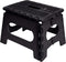 Simplify Black, Sturdy and Safe, Carrying Handle, Easy to Open, for Kitchen, Bathroom, Bedroom, or Adults 9" Anti-Skid Folding Step Stool, Lightweight